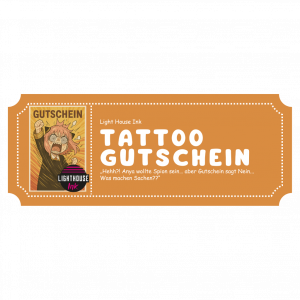 Gutschein 300 bis 500 Euro im Light House Ink Tattoo Studio