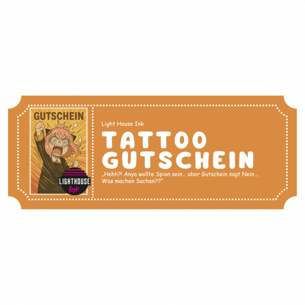 Gutschein 300 bis 500 Euro im Light House Ink Tattoo Studio