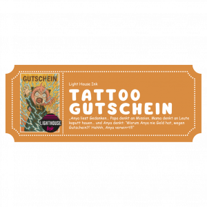 Gutschein 600 bis 900 Euro im Light House Ink Tattoo Studio